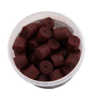 Bait-Tech Cat Bites 20mm Pre Drilled  Red Halibut Mighty Meat (350g)