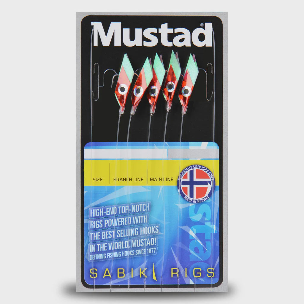 Mustad Sabiki Red Piscator Rig SZ6 – Taskers Angling
