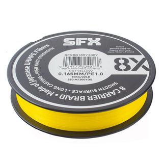 Sufix SFX 8X Braid 275m Hot Yellow