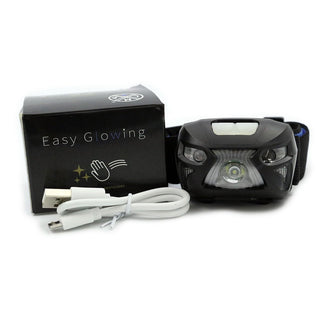 LMAB Easy Glowing LED (XPE)Headtorch USB Charging