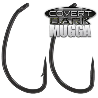 Gardner Covert Dark Mugga Hooks Barbless - taskers-angling