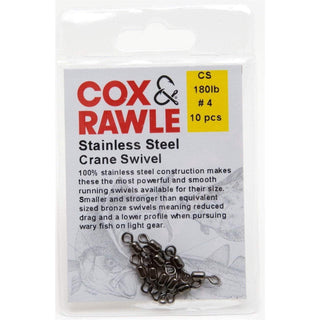 Cox & Rawle Stainless Steel Crane Swivels - taskers-angling