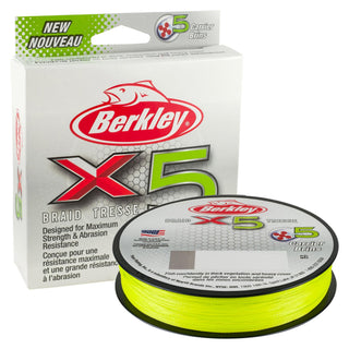 Berkley x5 Braid 150m Flame Green