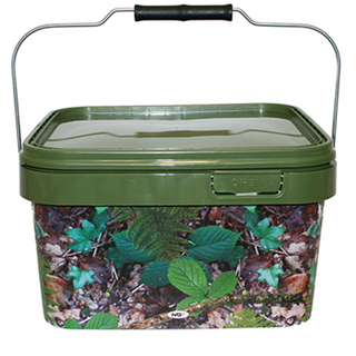 NGT Square Camo Bucket - Taskers Angling