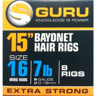 Guru Bayonet Hair Rig 15in MWG - Taskers Angling