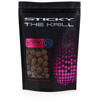 Sticky The Krill Active Freezer Bait 1kg 16mm - Taskers Angling