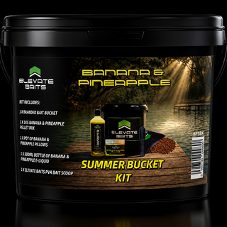 Elevate Baits Banana & Pineapple Summer Bucket Kit