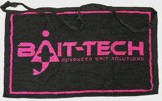 Bait-Tech Apron Towel - Black & Pink