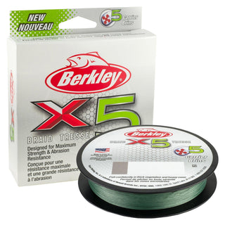 Berkley x5 Braid 300m Low Viz Green