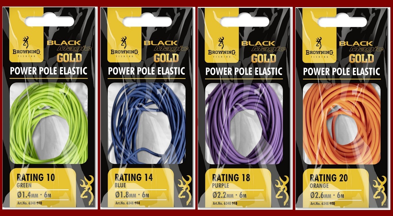 browning black magic fishing pole Browning Black Magic® Gold Power Latex Pole Elastic – Taskers Angling