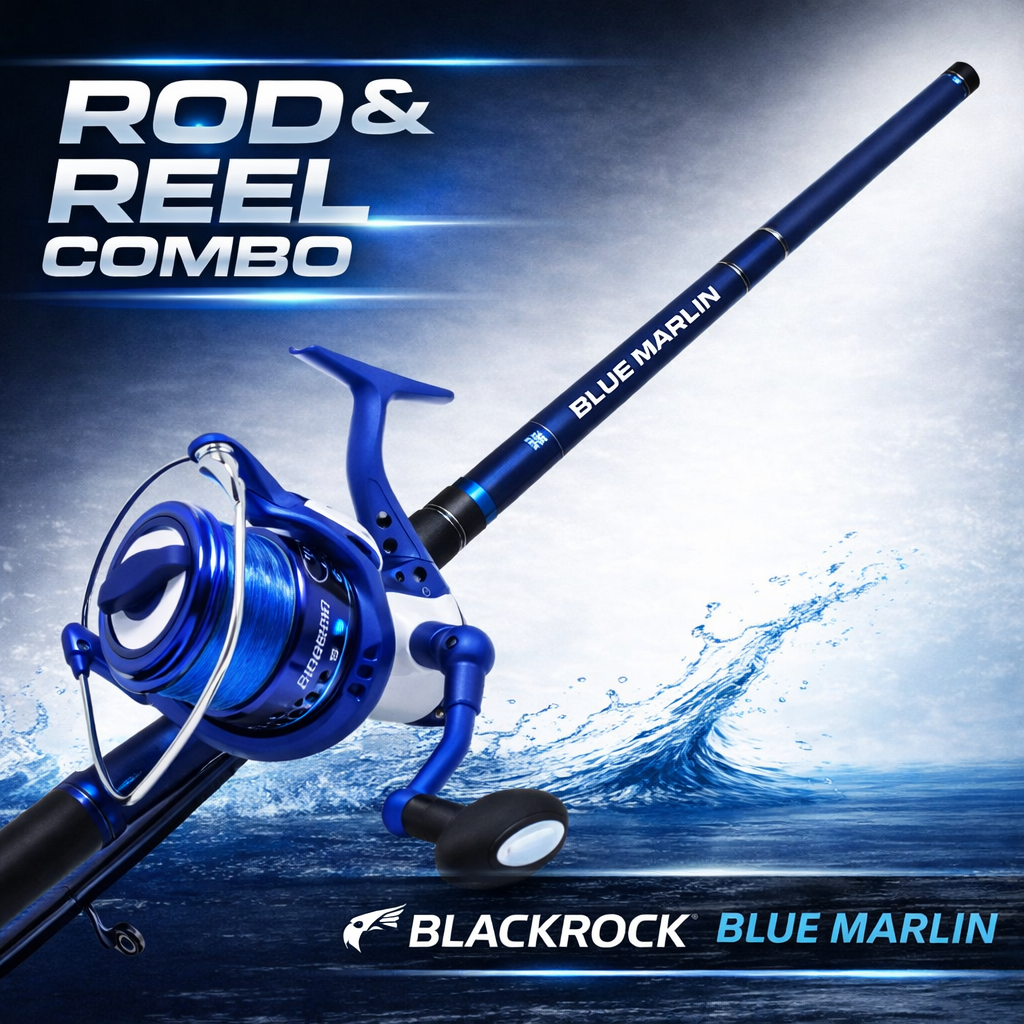 blackrock fishing reels Blackrock Blue Marlin Surf Compact Combo 12ft 3pce – Taskers Angling