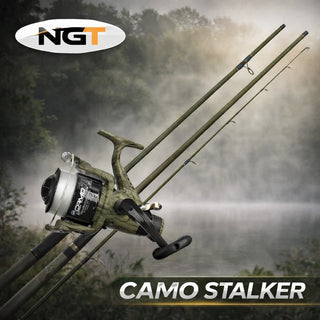 NGT Stalker Carp 8ft Combo Camo