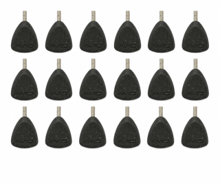 Avid Carp Inline Flat Pear Groove Lead - 20 Pack