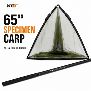 NGT XL Specimen Net Dual Float 65" with Handle