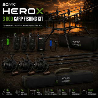 Sonik Herox 3 Rod 10ft 3.5lb Setup