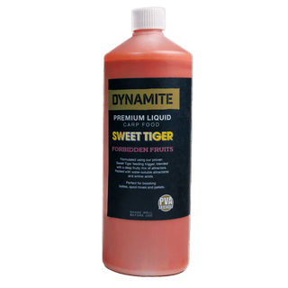 Dynamite Baits Premium Liquid Carp Food Sweet Tiger Forbidden Fruits 1L