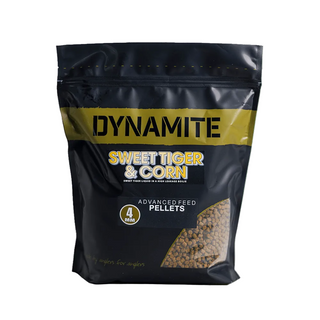 Dynamite Baits Sweet Tiger & Corn Advanced Feed Pellets 4mm 900g