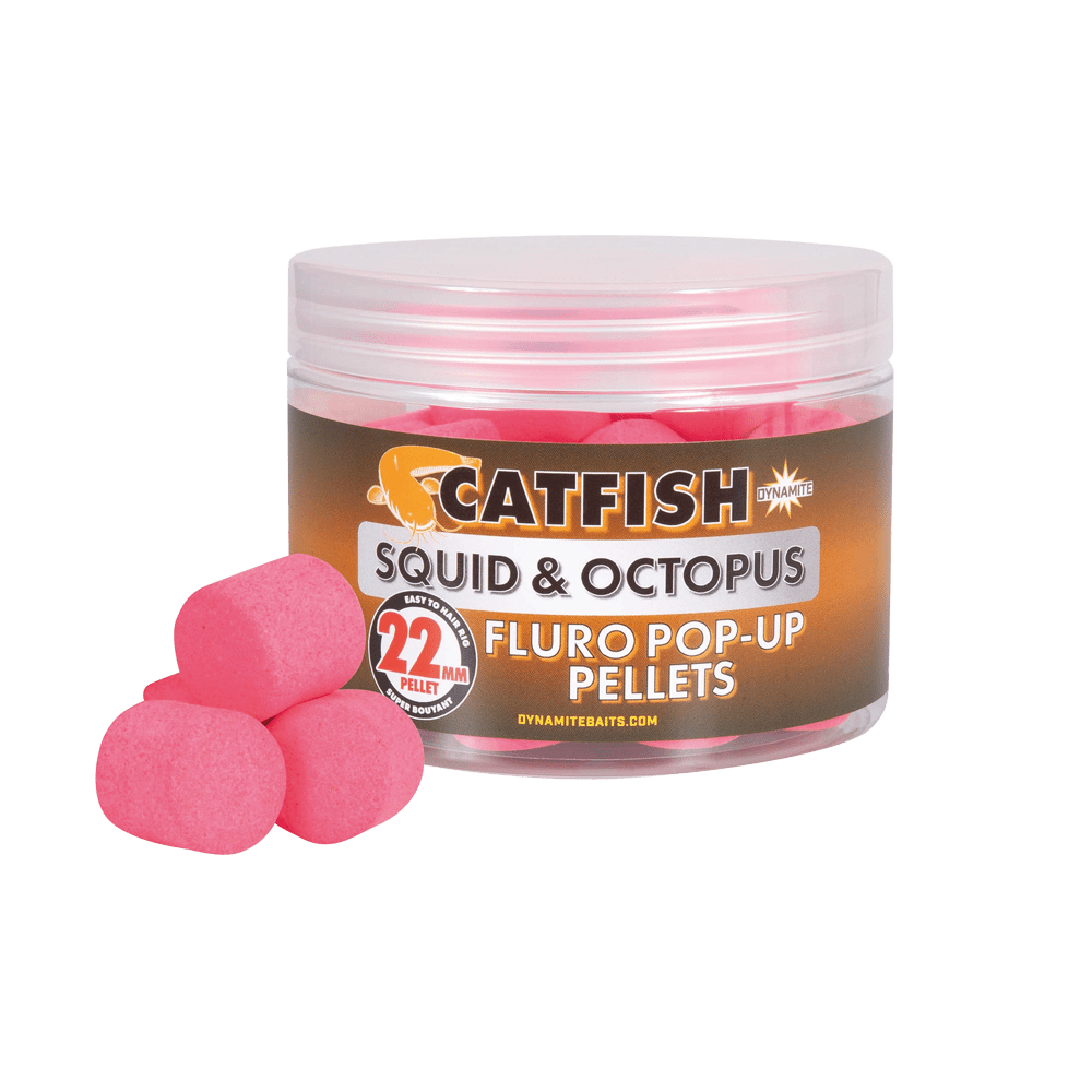 Dynamite Baits Catfish Chicken Liver Fluro Pop-Up Pellets 22mm