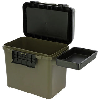 NGT QuickFish Seat Box with Side Tray and Carry Handle