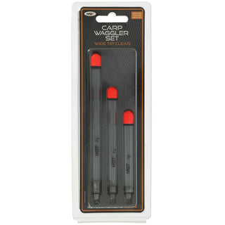 NGT 3 Pack Carp Waggler Floats - Mixed 9cm, 11cm & 13cm