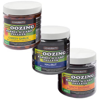 Sonubaits Mini Oozing Barbel & Carp Pellets