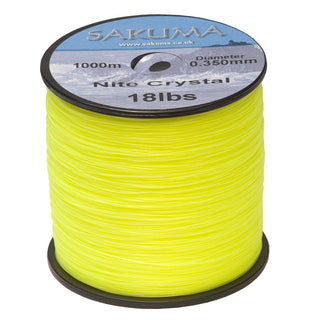 Sakuma Nite Crystal Yellow 20lb (0.37mm) 900m