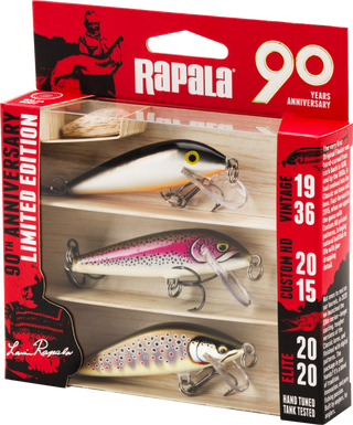 Rapala 90 Years Lure Kit Countdown Mid Naturalistic