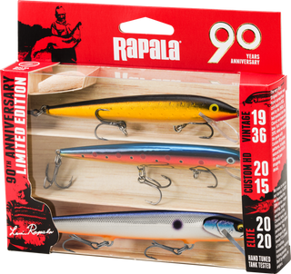 Rapala 90 Years Lure Kit Big Naturalistic