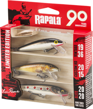 Rapala 90 Years Lure Kit Small Naturalistic