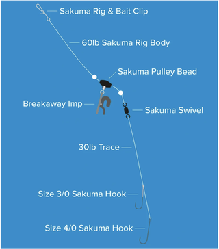 Sakuma Up & Over Pennel Rig 3/0 4/0