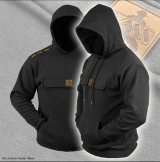 Vass Culture Fishing Hoody Black