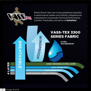 Vass-Tex 3300 Heavy Duty Breathable Chest Wader