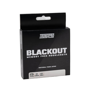 Tronixpro Blackout  Memory Free Hooklink 200m Clear