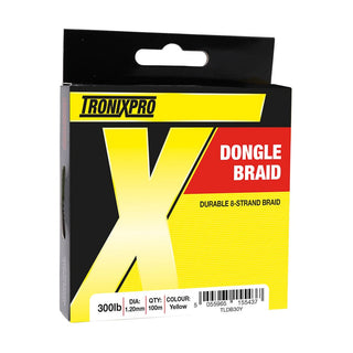 Tronixpro Dongle Braid Yellow 200lb
