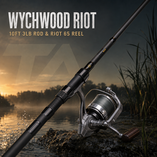 Wychwood Riot 2pc 10ft 3lb Combo with 65s Reel