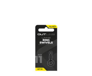 Avid Carp Outline Ring Swivel - Size 11