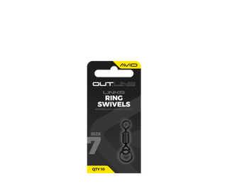 Avid Carp Outline Ring Swivel - Size 7