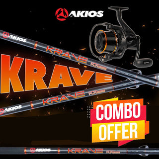 AKIOS KRAVE 420 14ft 3 Piece Rod – KRAVE KX8000 REEL COMBO