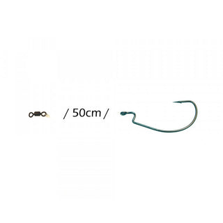 Rozemeijer Fluoro Carbon Offset Rigs 50cm Hook 2pcs