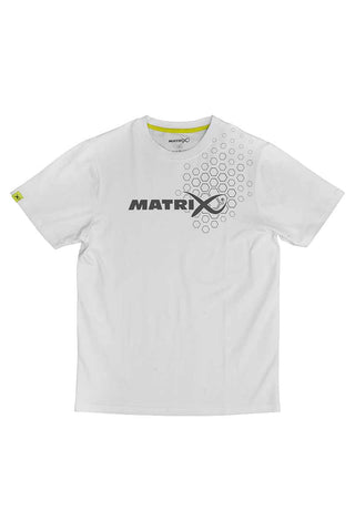 Matrix Hex Print T-Shirt White