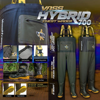 Vass Hybrid 700 Chest Wader (Non-Studded)