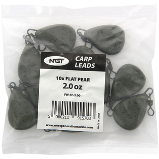 NGT Flat Pear Lead Pack of 10