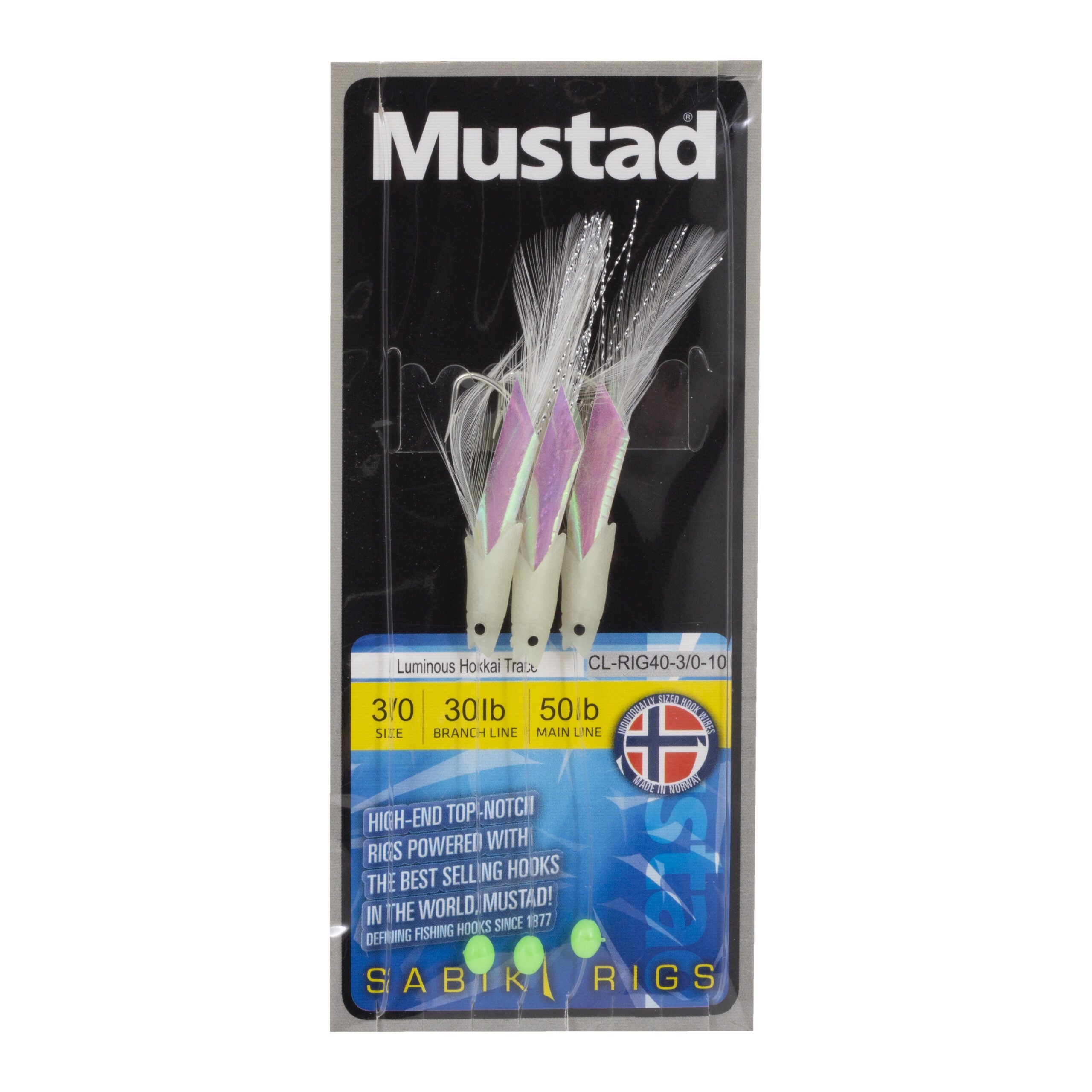 Mustad Sabiki Luminous Hokkai Rig 3/0 – Taskers Angling