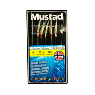 Mustad Sabiki Bi-Colour Fish Skin SZ8