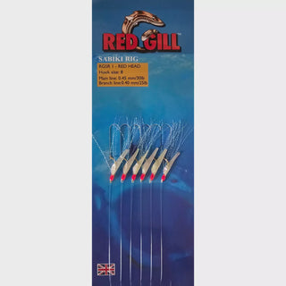 Red Gill Red Sabiki Rigs