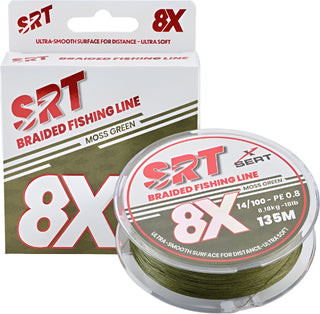 Sert SRT Braid 8X Moss Green 135m