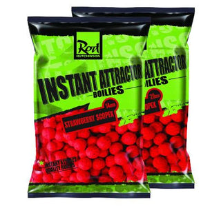 Rod Hutchinson Instant Attractor Boilies 14mm 1kg Strawberry Scopex