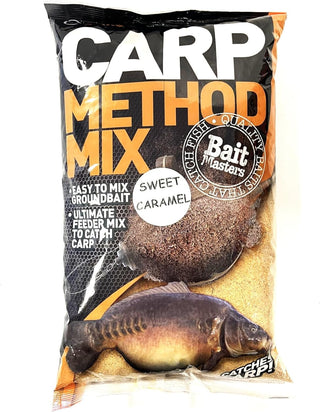 Bait Masters Carp Method Mix 2kg Sweet Caramel