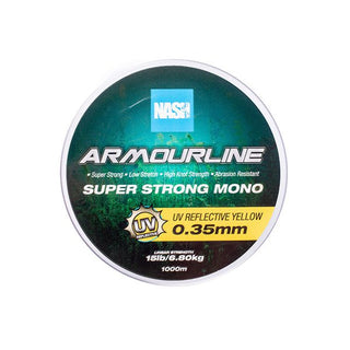 Nash Armourline Super Strong Mono UV Yellow 1000m 15lb/0.35mm