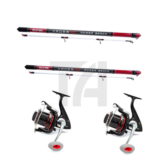 Sonik Vader BeachCasting Combo (2 Rod Set) 13ft 4-6oz